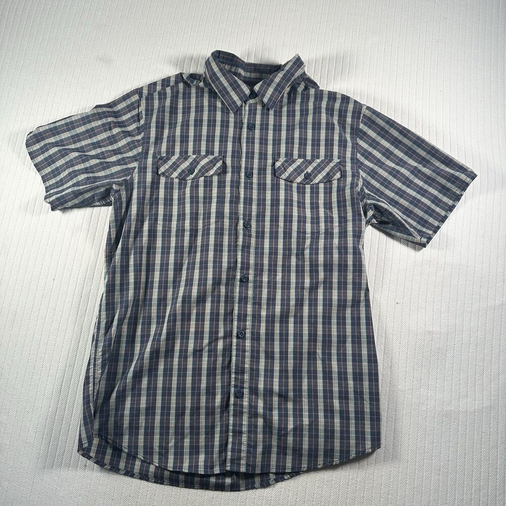 Patagonia Men’s Checkered ShortSleeve Button Shirt – Size Medium